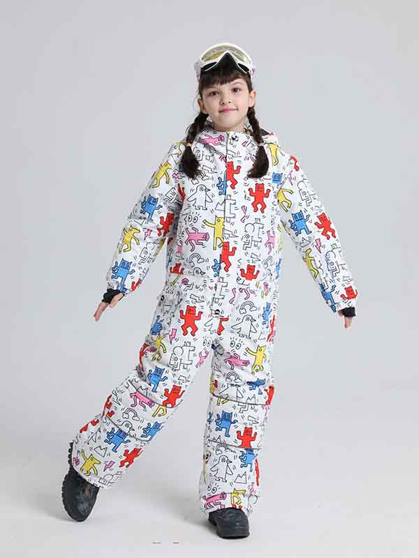 Boy & Girls Animal World One Piece Snowsuits - Image 18