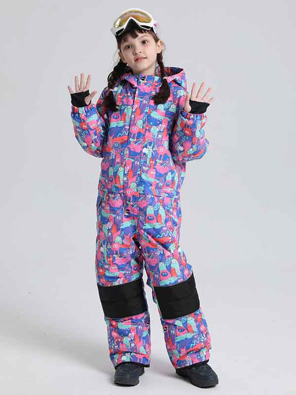 Boy & Girls Animal World One Piece Snowsuits - Image 7
