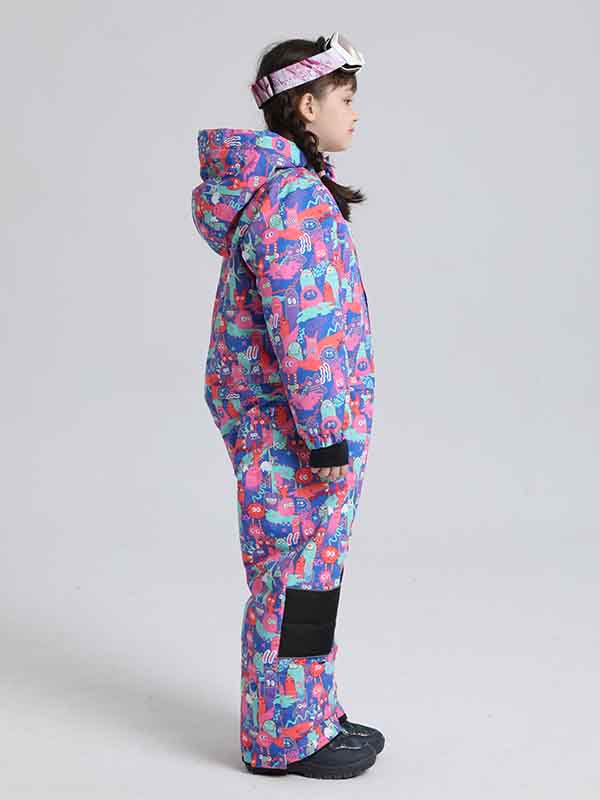 Boy & Girls Animal World One Piece Snowsuits - Image 8