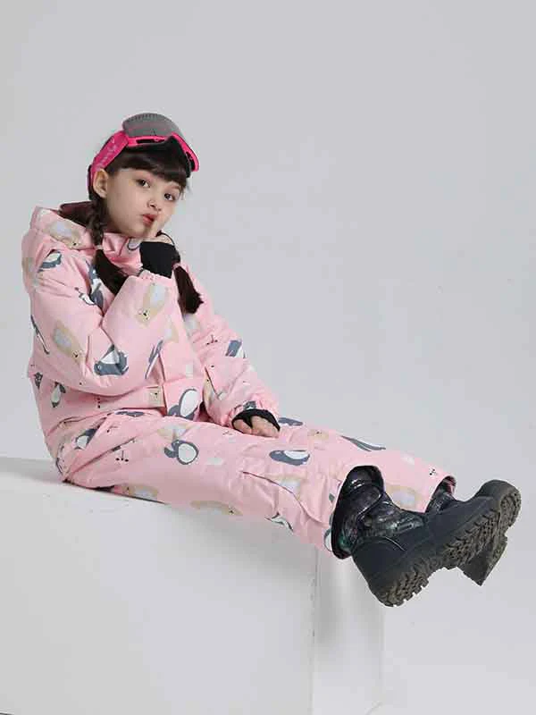 Boy & Girls Penguin One Piece Snowsuits - Image 10