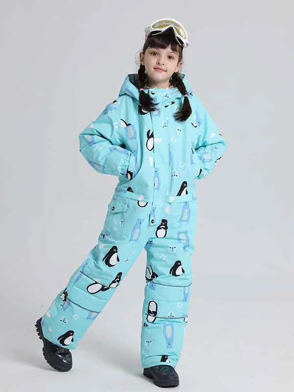 Boy & Girls Penguin One Piece Snowsuits - Image 14