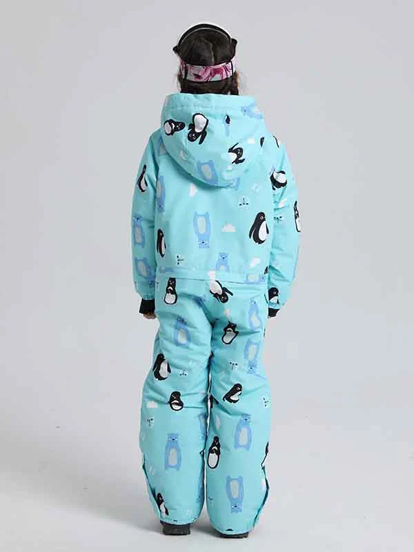 Boy & Girls Penguin One Piece Snowsuits - Image 16