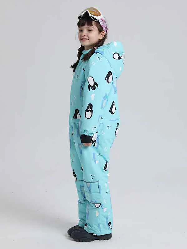 Boy & Girls Penguin One Piece Snowsuits - Image 17