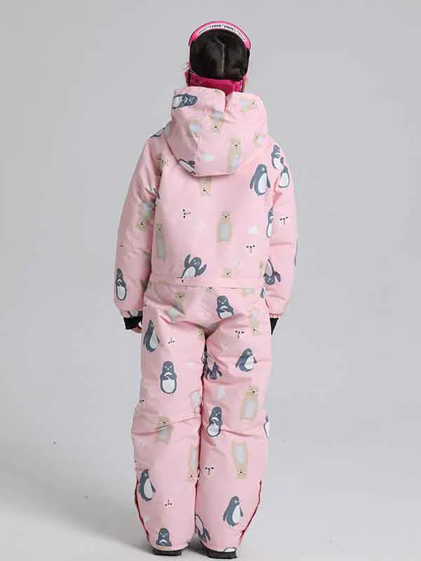 Boy & Girls Penguin One Piece Snowsuits - Image 8