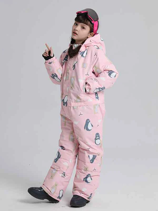 Boy & Girls Penguin One Piece Snowsuits - Image 9