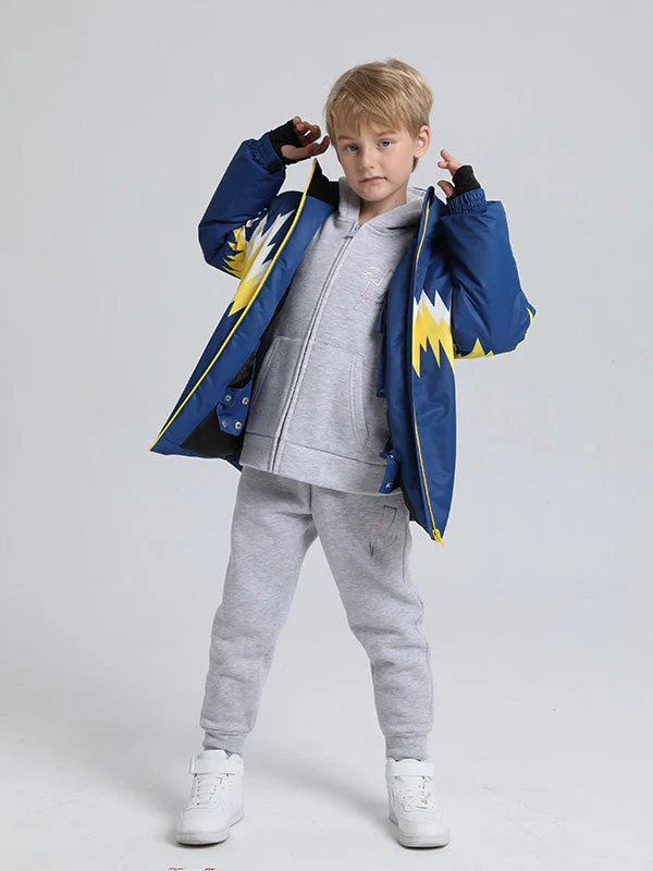Boy & Girl's Phibee Lightning Duck Down Snow Jacket - Image 13