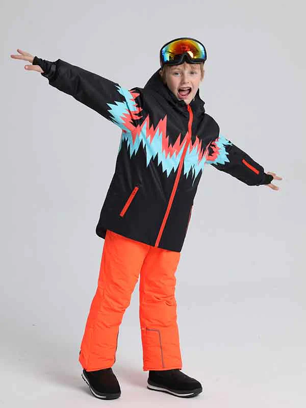 Boy & Girl's Phibee Lightning Duck Down Snow Jacket - Image 7