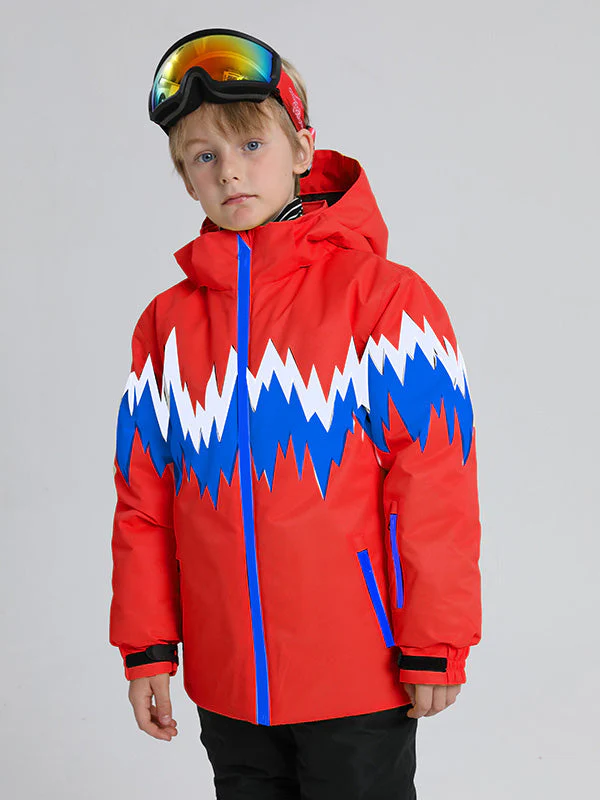 Boy & Girl's Phibee Lightning Duck Down Snow Jacket - Image 9
