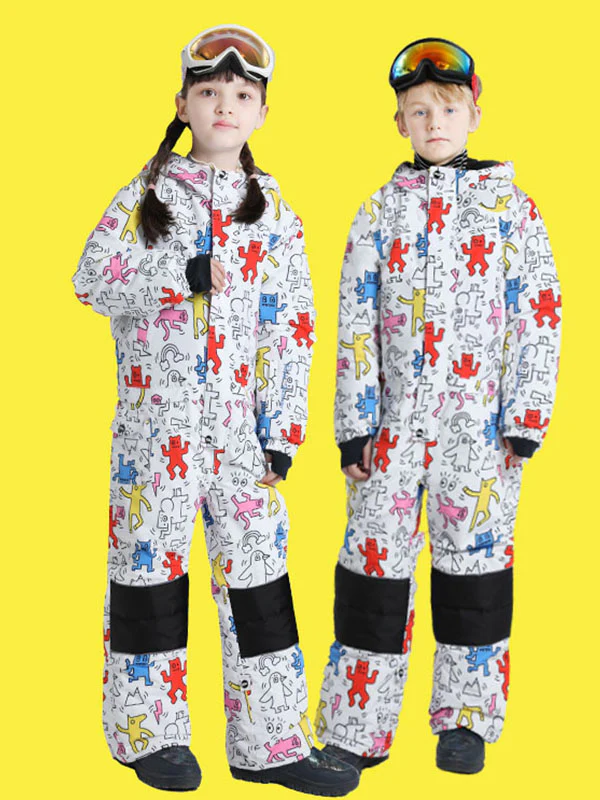 Boy & Girls Unisex Phibee One Piece Stylish Ski Suits Winter Jumpsuit Snowsuits - Image 5