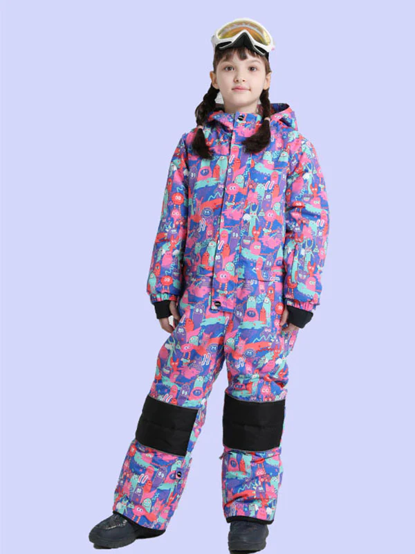Boy & Girls Unisex Phibee One Piece Stylish Ski Suits Winter Jumpsuit Snowsuits - Image 8