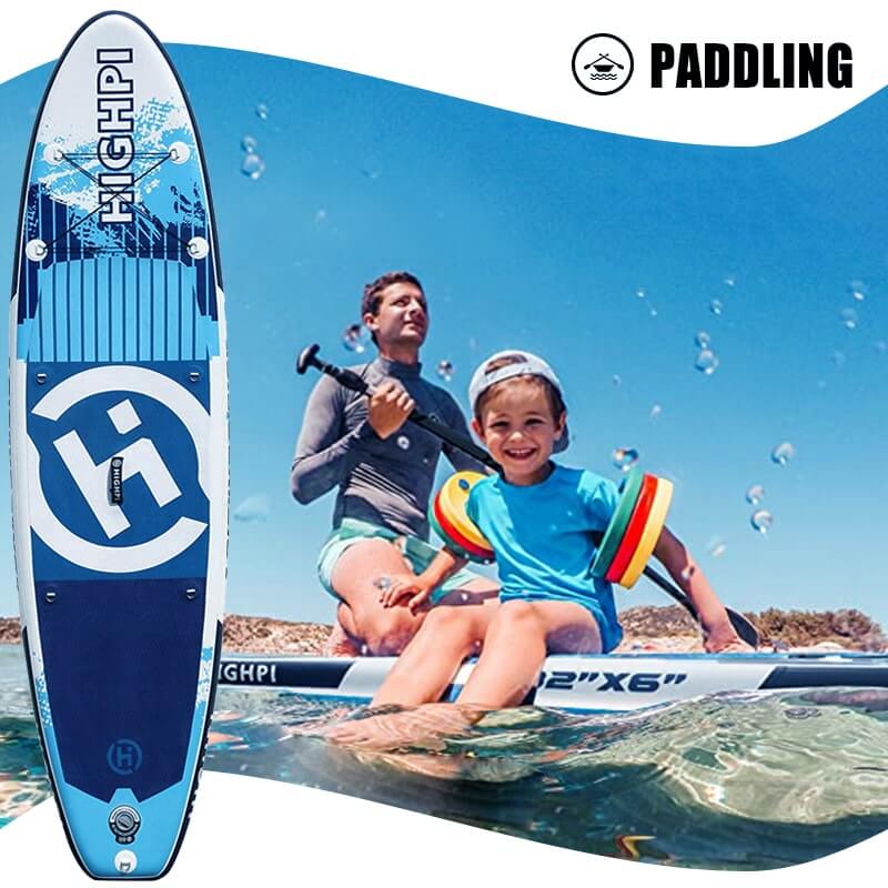 California Breeze 10'6'' Inflatable Stand Up Paddle Board Bundle Package - Image 11