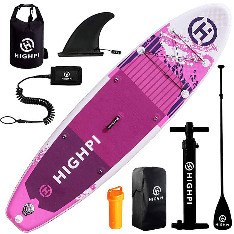 California Breeze 10'6'' Inflatable Stand Up Paddle Board Bundle Package - Image 7