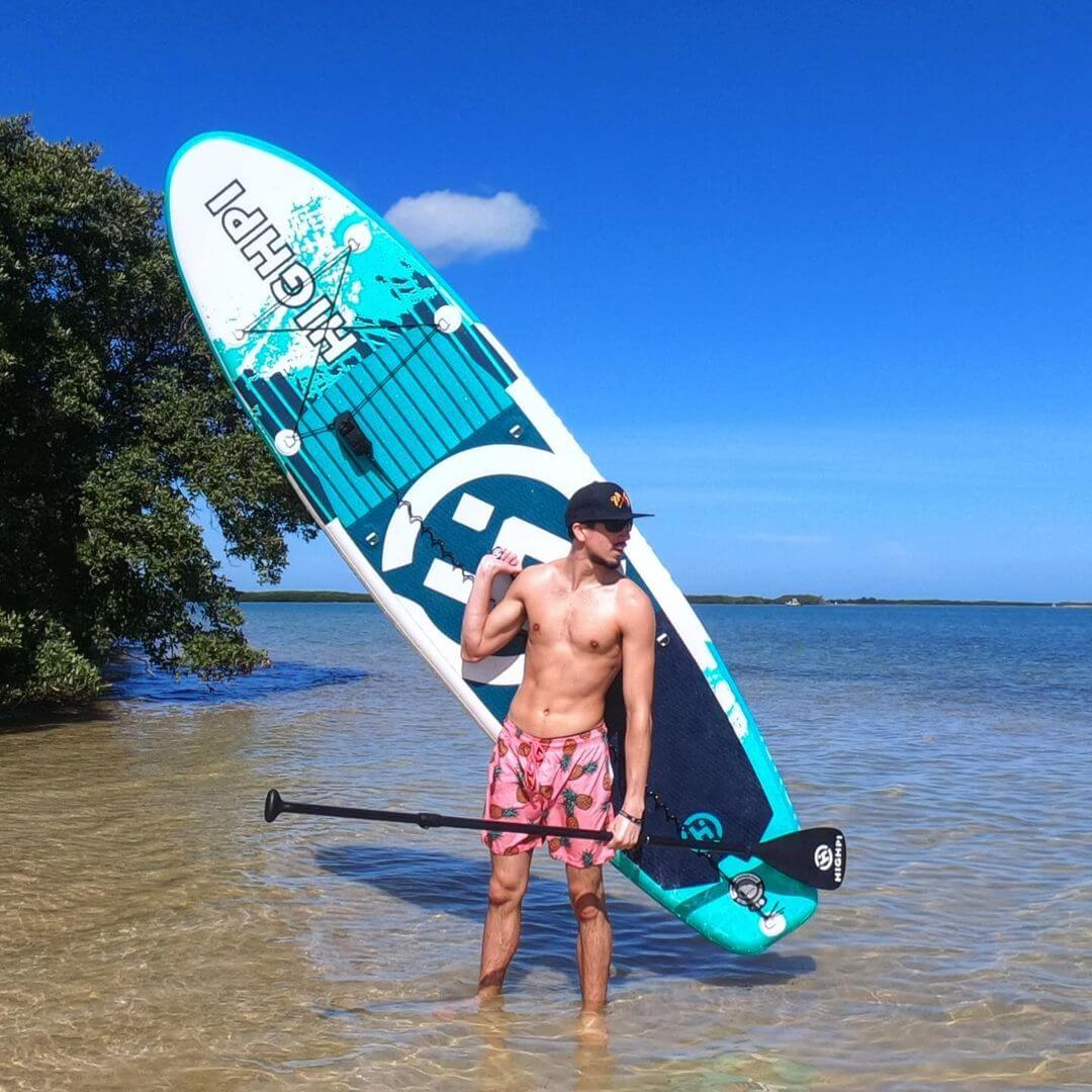 California Breeze 10'6'' Inflatable Stand Up Paddle Board With Accessories - Image 11