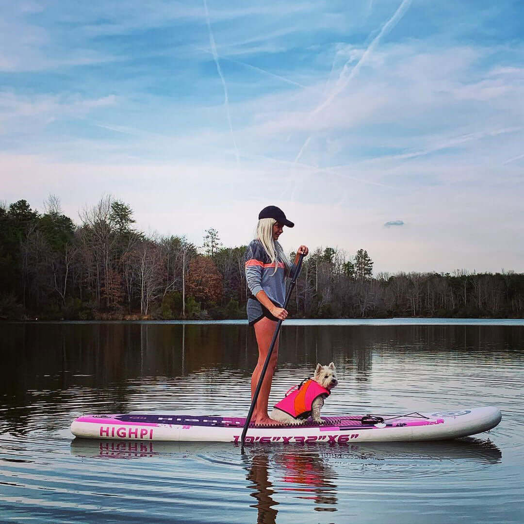 California Breeze 10'6'' Inflatable Stand Up Paddle Board With Accessories - Image 9
