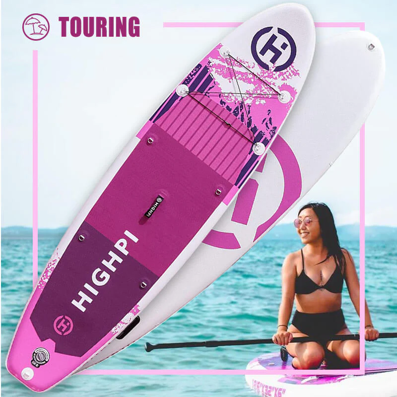 California Breeze 10'6'' Inflatable Stand Up Paddle Board With All Accessories - Image 8