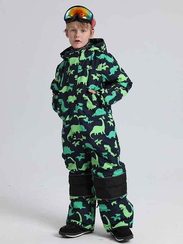 Girl & Boy's Animal World One Piece Snowsuits - Image 23