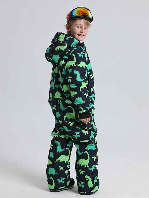 Girl & Boy's Animal World One Piece Snowsuits - Image 24