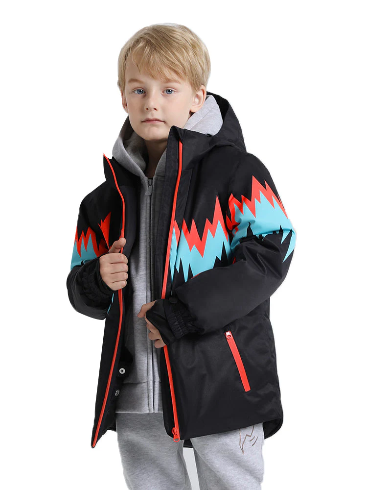 Girl & Boy's Duck Down Waterproof Snow Jacket - Image 12