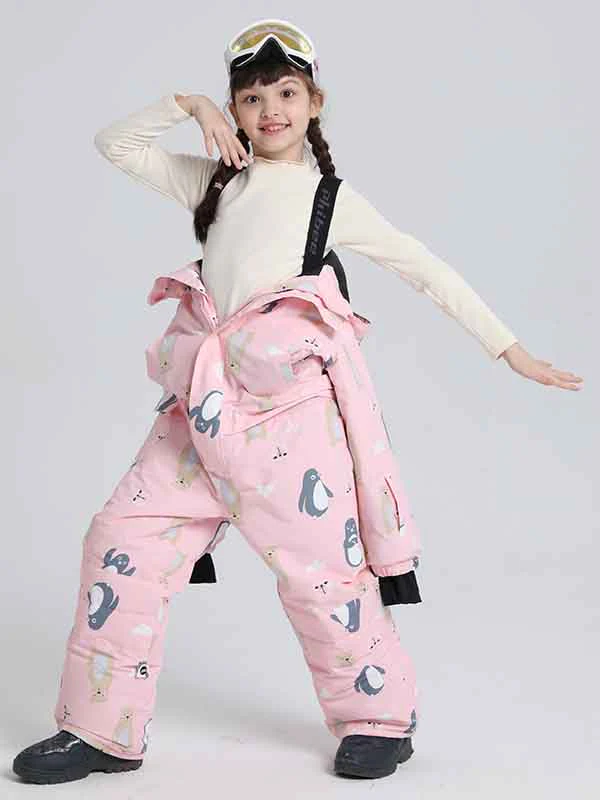 Girl & Boy's Penguin One Piece Snowsuits - Image 5
