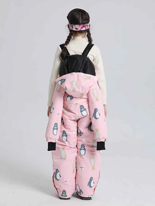 Girl & Boy's Penguin One Piece Snowsuits - Image 7