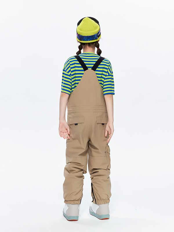 Girls High Experience Colorful Childhood Ski Pants Snow Bibs - Image 14