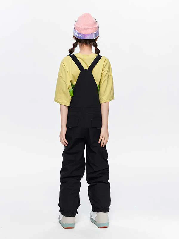 Girls High Experience Colorful Childhood Ski Pants Snow Bibs - Image 18