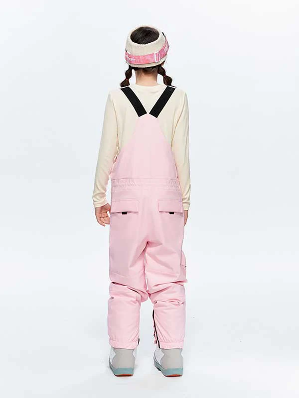 Girls High Experience Colorful Childhood Ski Pants Snow Bibs - Image 3