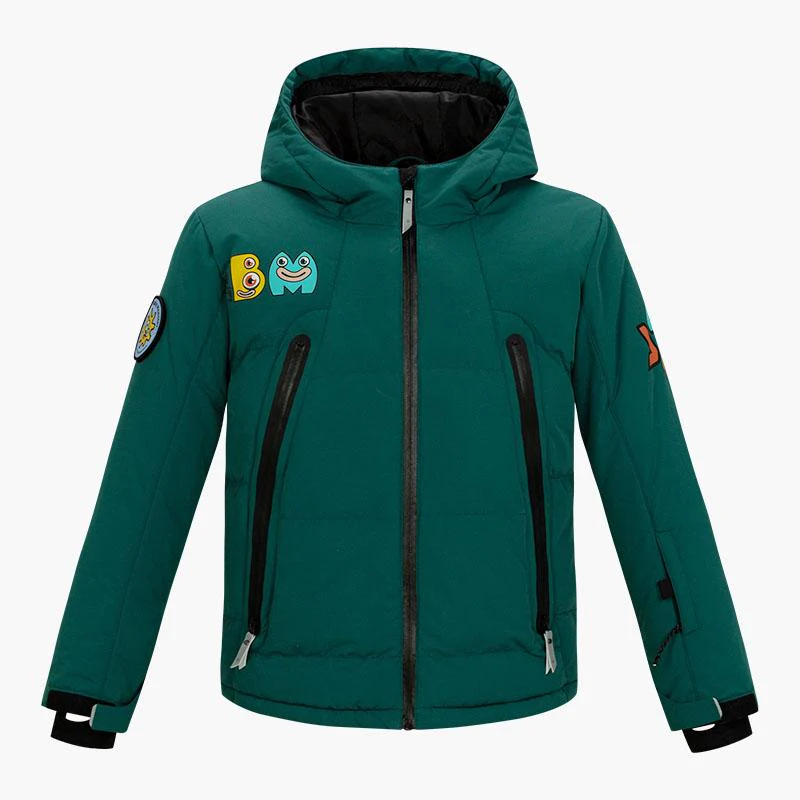 Girl's LD Ski Boundary Line Winter Sportswear Waterproof Ski Jacket - Image 3