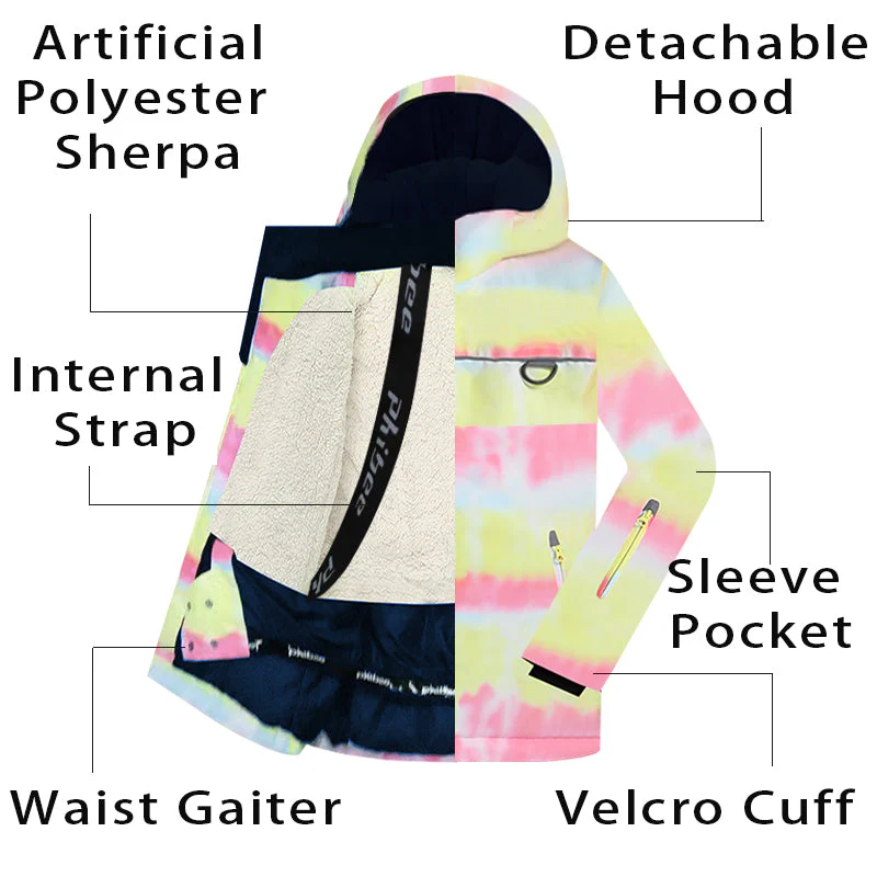 Girl's Phibee Sweet Princess Snow Jacket - Image 4