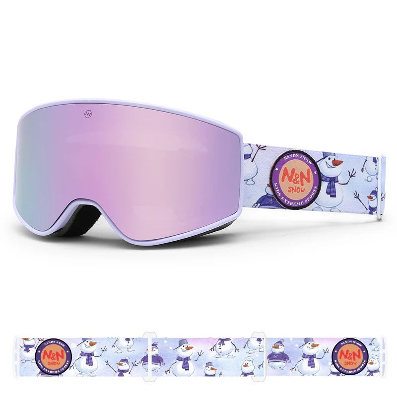 Kids Nandn Unisex Cute Animal Ski Snowboard Goggles - Image 3