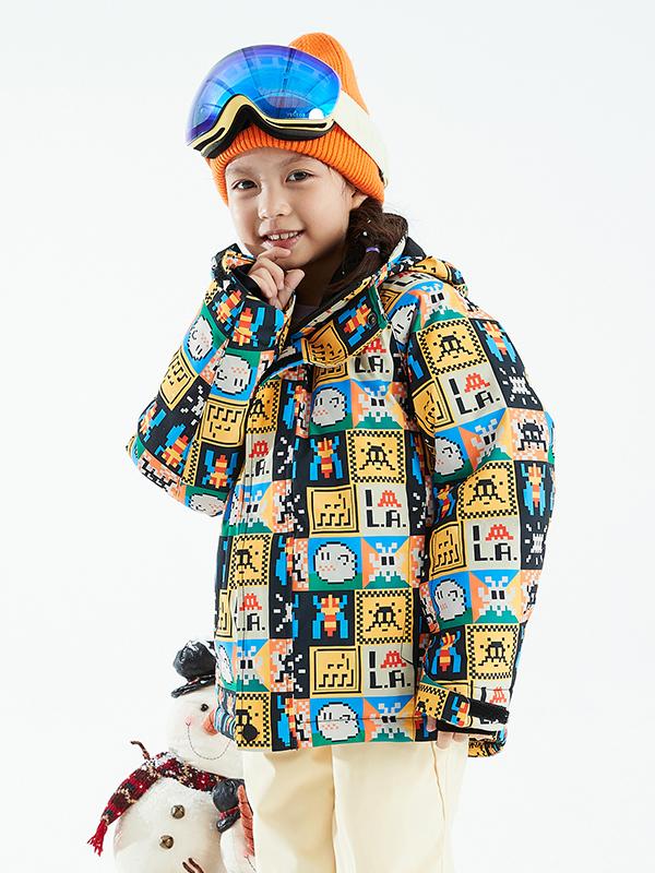 Girl's Vector Colorful Winter Insulated Snow Jacket - Image 10
