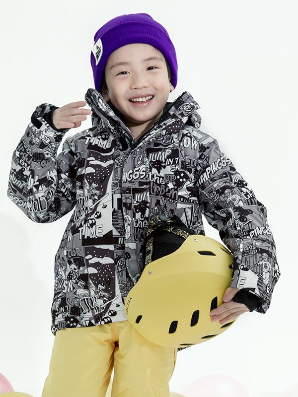 Girl's Vector Colorful Winter Insulated Snow Jacket - Image 8