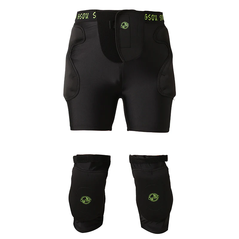 Gsou Snow Unisex Undercover Protective Shorts & Knee Pads Set - Image 5