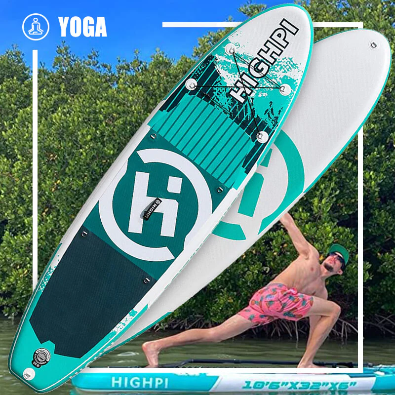 California Breeze 10'6'' Inflatable Stand Up Paddle Board Package - Image 9