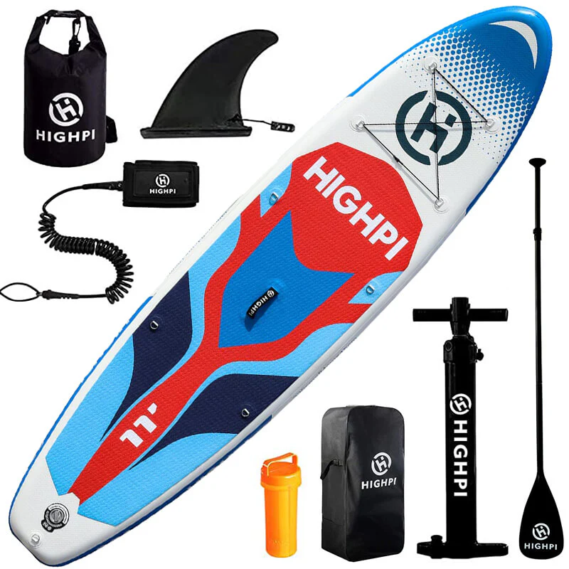 Highpi Windfall Cruise 11' Inflatable Stand Up Paddle Board Package - Image 3