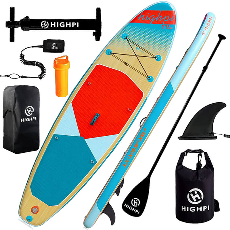 Highpi Windfall Cruise 11' Inflatable Stand Up Paddle Board Package - Image 7