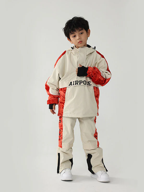 Kid's Air Pose Floral Anorak Snow Jacket & Pants - Image 3