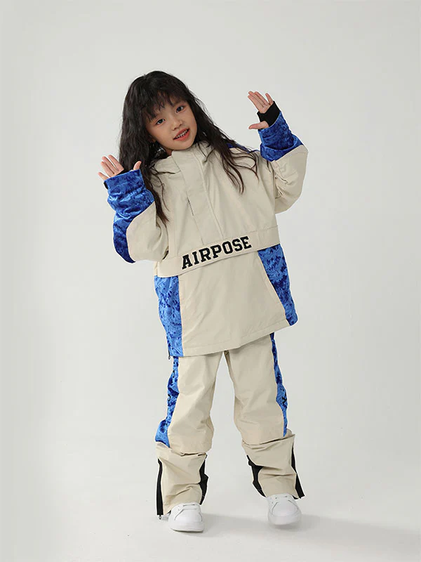 Kid's Air Pose Floral Anorak Snow Jacket & Pants - Image 7