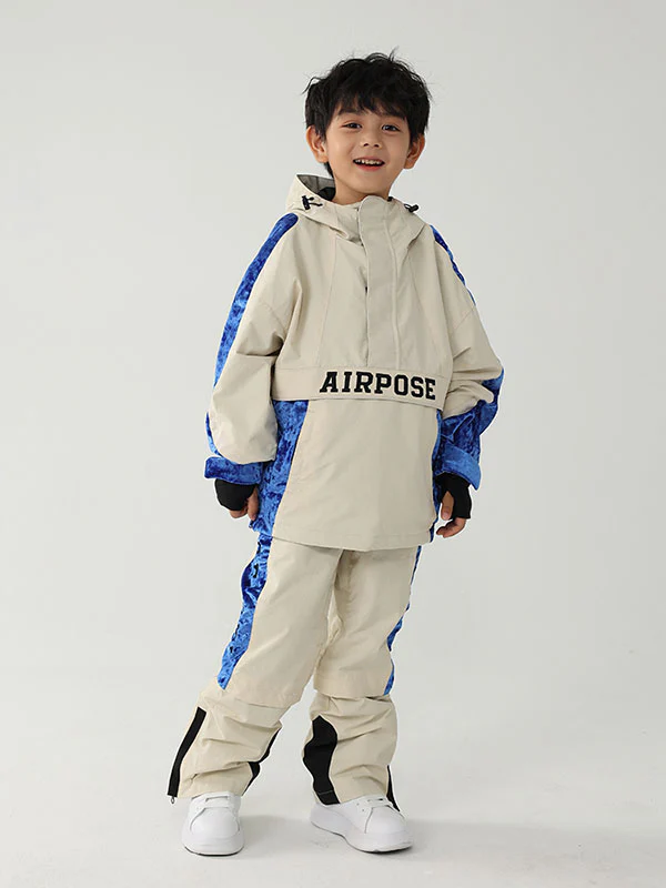 Kid's Air Pose Floral Anorak Snow Jacket & Pants - Image 9