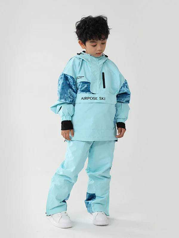 Kid's Air Pose Floral Cargo Snow Jacket & Pants - Image 10
