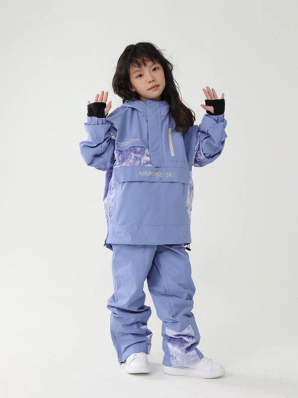 Kid's Air Pose Floral Cargo Snow Jacket & Pants - Image 2