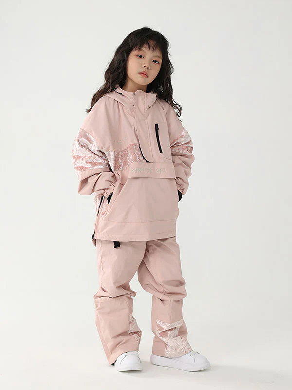 Kid's Air Pose Floral Cargo Snow Jacket & Pants - Image 6