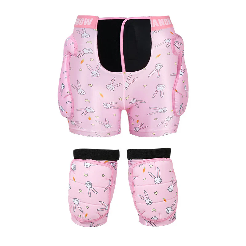 Kids Nandn Little Explorer Professional Snow Hip Pad & Knee Pad Set - Image 4
