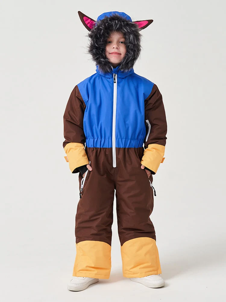 Kids Northfeel Unisex Animal Friendly Insulated One Piece Snowsuit - Image 11