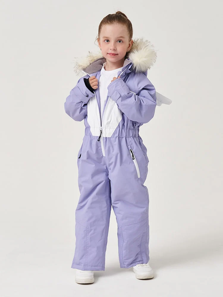 Kids Northfeel Unisex Animal Friendly Insulated One Piece Snowsuit - Image 16