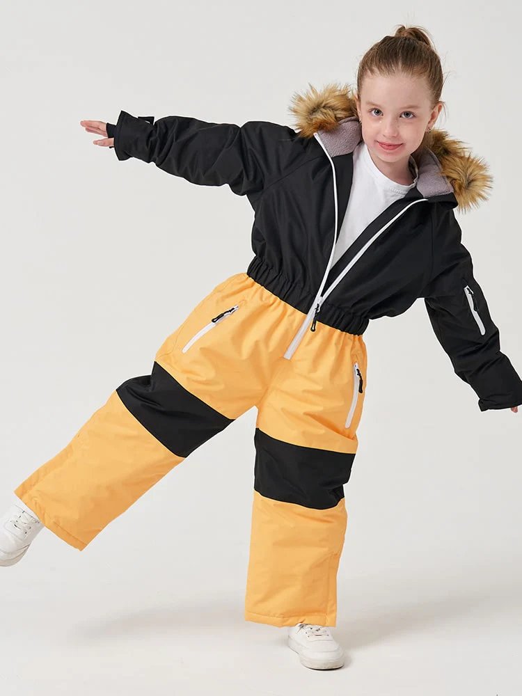 Kids Northfeel Unisex Animal Friendly Insulated One Piece Snowsuit - Image 4