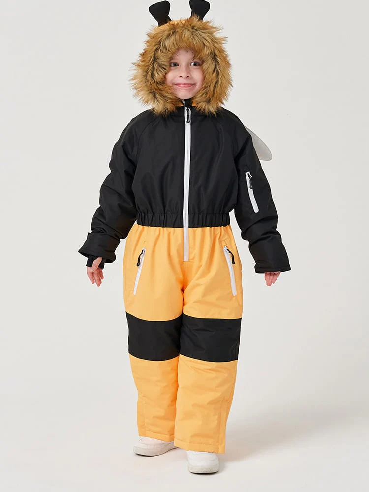 Kids Northfeel Unisex Animal Friendly Insulated One Piece Snowsuit - Image 5