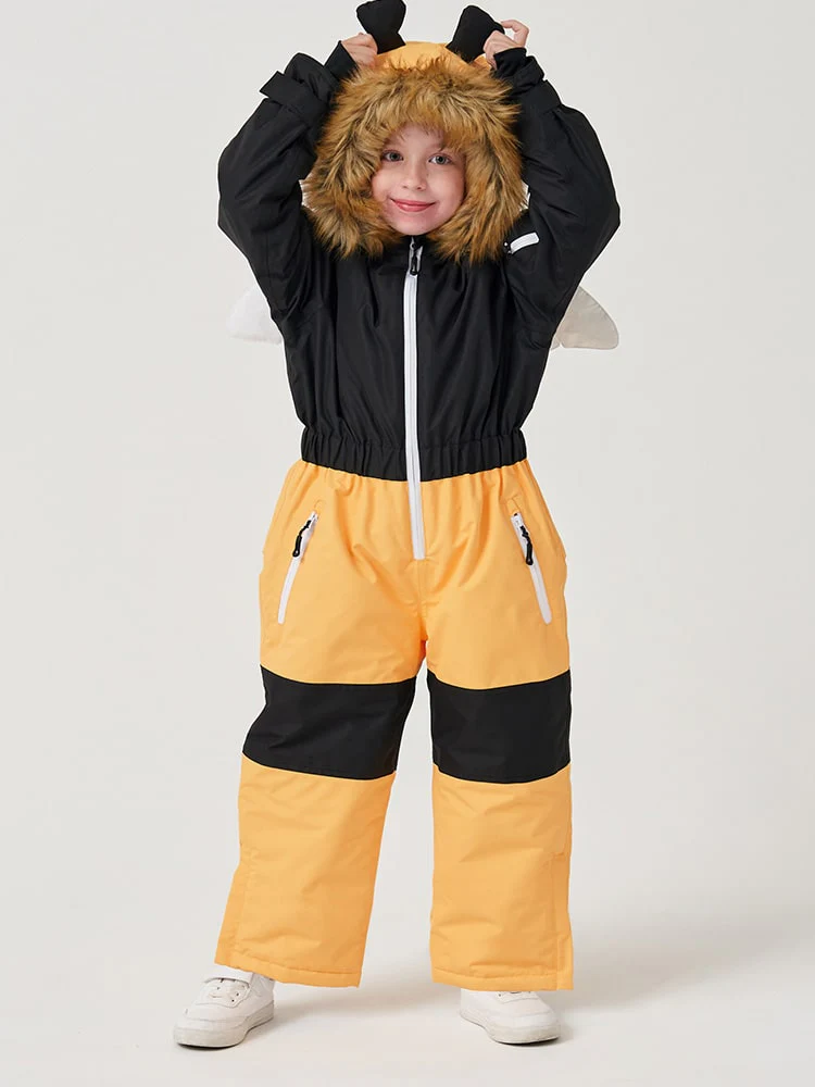 Kids Northfeel Unisex Animal Friendly Insulated One Piece Snowsuit - Image 6
