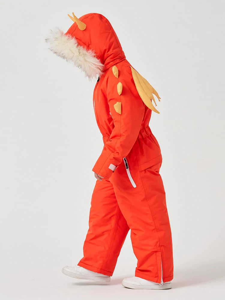 Kids Northfeel Unisex Animal Friendly Insulated One Piece Snowsuit - Image 8