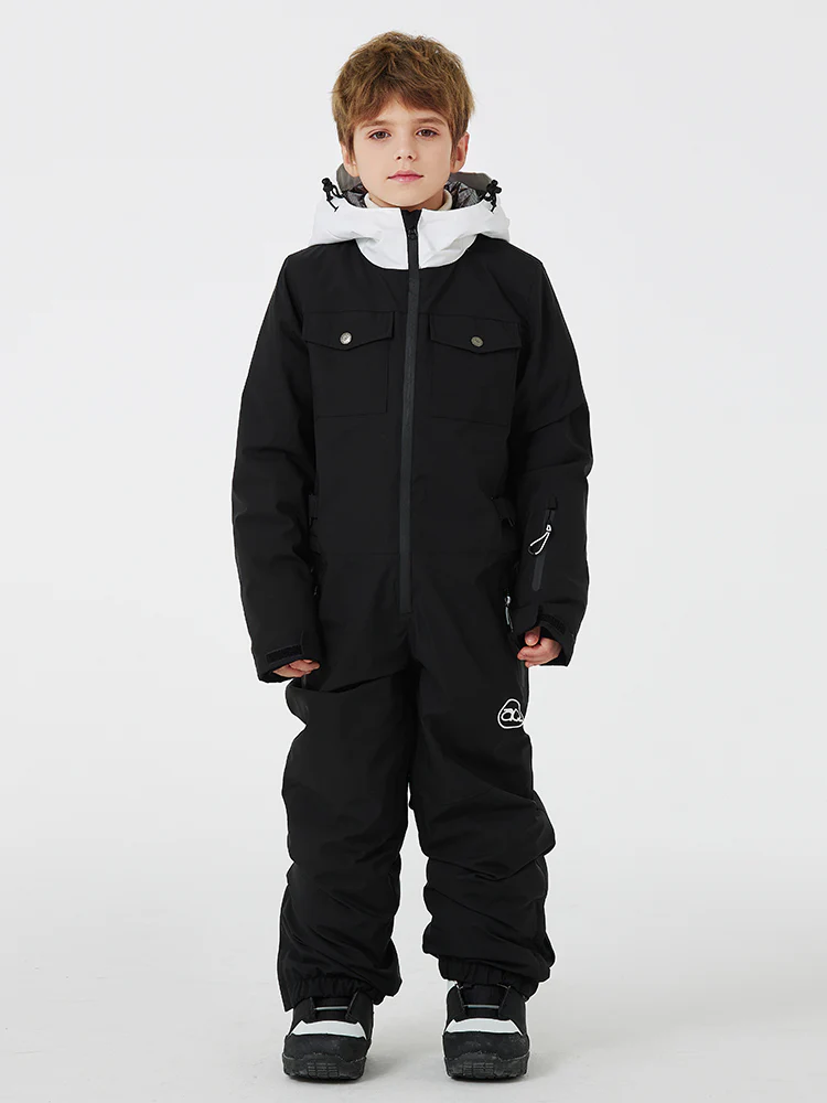 Kid's Unisex Mountain Explorer Waterproof One Piece Snow Suits - Image 3